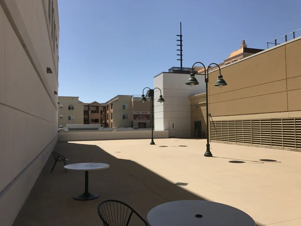 STAND-IN BRANDON TO VET — Hidden Gem BEFORE: empty rooftop pre-Gateway-redevelopment