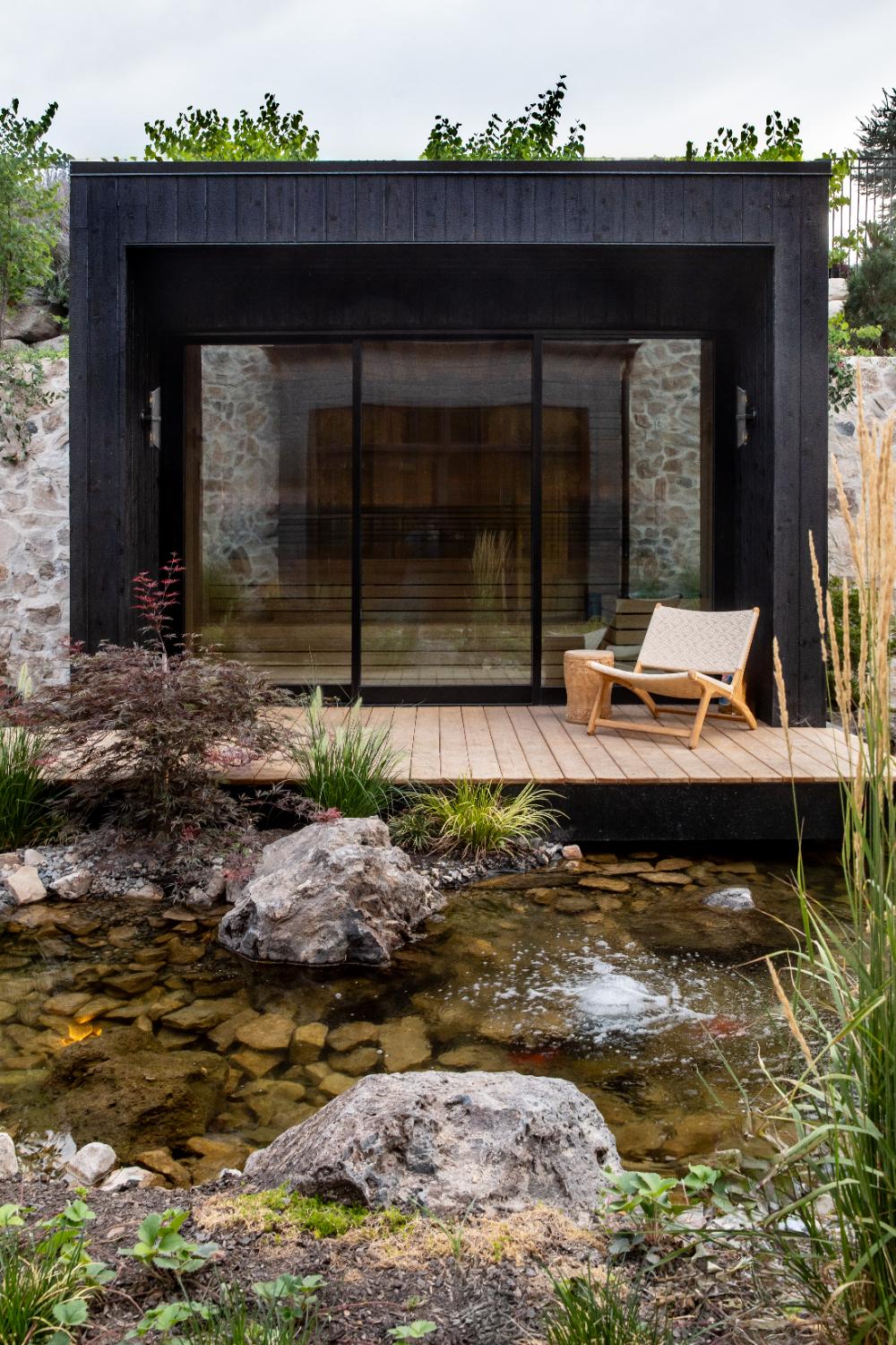 Modern Elm villa connection — multi-level terraces