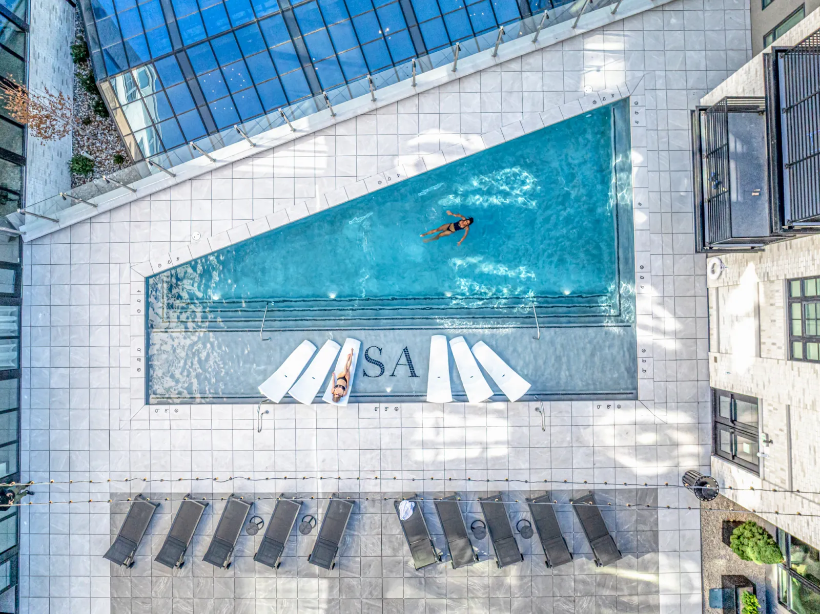 The pool deck + rooftop, every angle, photo 3 of 6