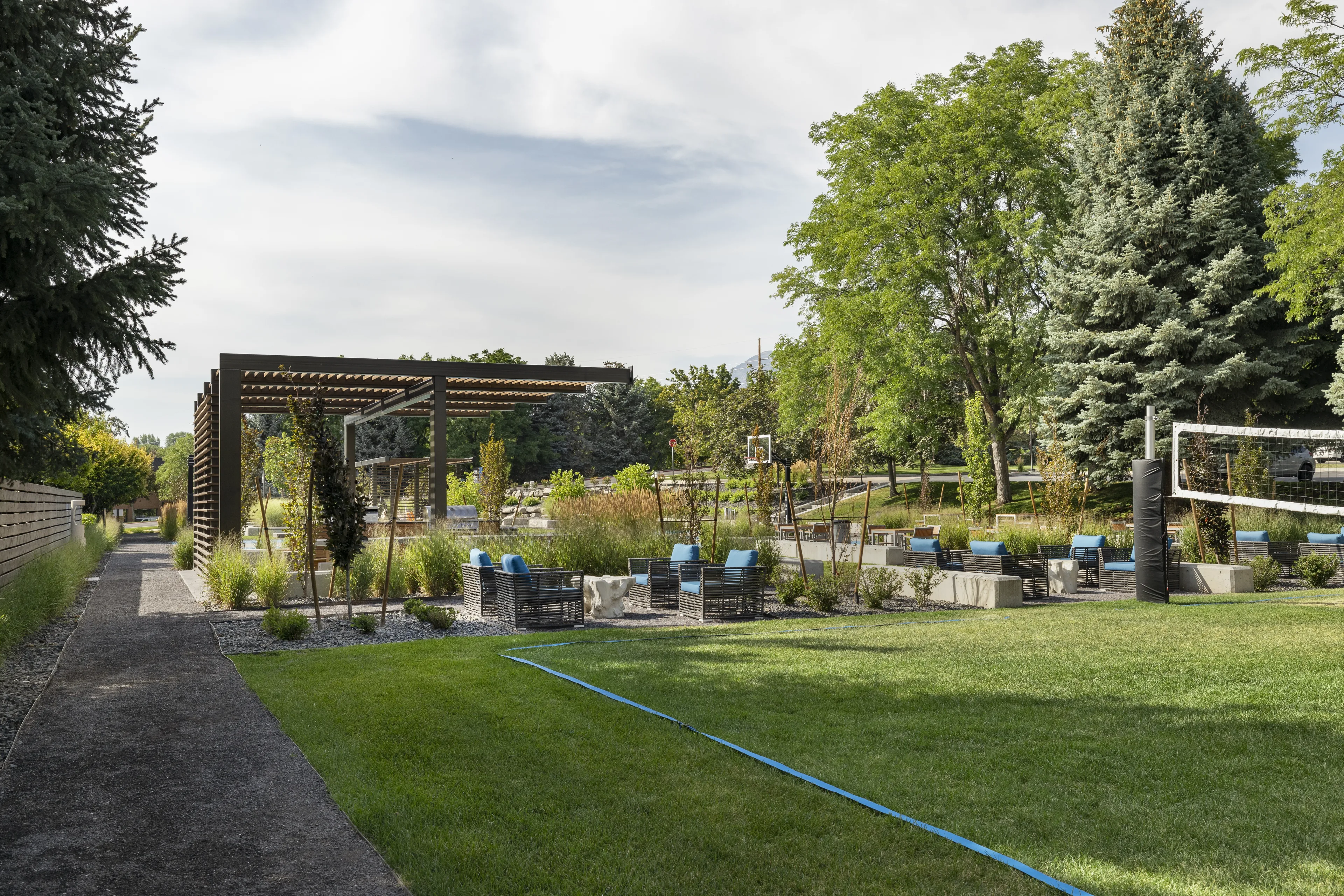 STAND-IN BRANDON TO VET — The Yard branded landscape detail